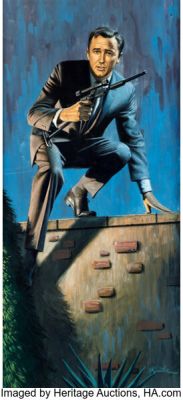 The Man from U.N.C.L.E. (NBC TV, 1964-1968), Pair of Aurora Model Kit Box Paintings by Mort Künstler. | Heritage