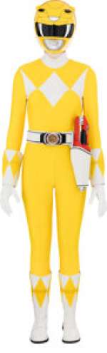 Mighty Morphin Power Rangers: Once & Always (Hasbro, 2023), Charlie Kersh "Minh Kwan" Yellow Ranger Hero Costume and Action Accessories. | Heritage