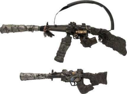 Waterworld (Universal, 1995), Pair of Smokers Stunt Rifles. (Total: 2 Items)