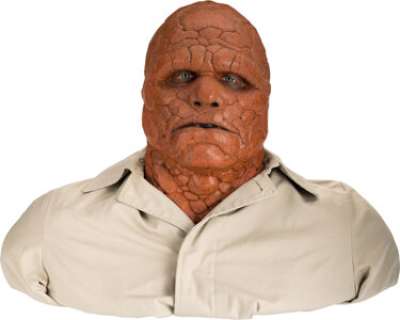 Fantastic Four (TCF, 2005), Michael Chiklis "The Thing" Production Mold Makeup Casting on Display Bust.