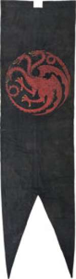 House Targaryen Group of (3) Banners from Game of Thrones (HBO® Original 2011-2019, Season 5). (Total: 3 Items) | Heritage