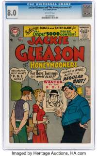 Jackie Gleason and the Honeymooners #2 (DC, 1956) CGC VF 8.0 Off-white pages. | Heritage