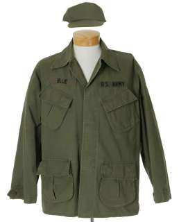 Forrest Gump "Bubba" Army Fatigue Jacket & Cap | GWS Auctions