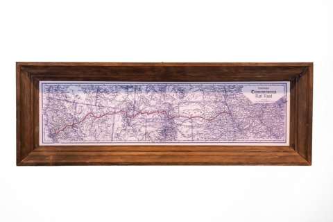Lot 119 - Durant‘s framed office map