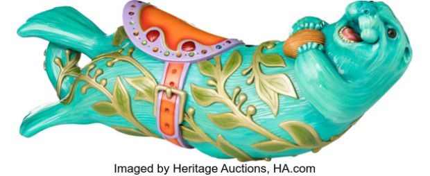 Disneyland® Resort - Disney California Adventure® Park - King Triton‘s Carousel Original Park-Used Otter Attraction Vehicle (The Walt Disney Company, c. 2001 - 2018).