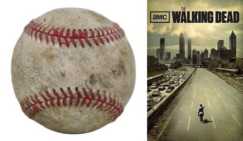 The Walking Dead AMC TV Series Production Used Baseball | SWAU