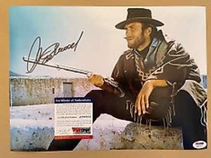 The Good, the Bad And the Ugly | The Good, The Bad and the Ugly - Signed by Clint Eastwood - with PSA/DNA Certification - autograph, photo - No Reserve! | Catawiki