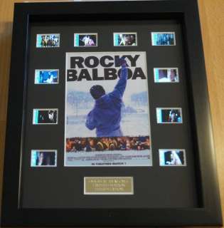 Rocky Balboa | Rocky Balboa - Sylvester Stallone - limited edition - Film Cell Display 35mm with COA + with translucent frame | Catawiki