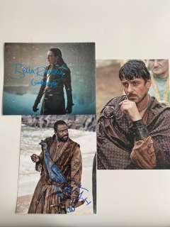 Game of Thrones | Game of Thrones - Signed by Bella Ramsey, Enzo Cilenti, Lucian Msamati | Catawiki