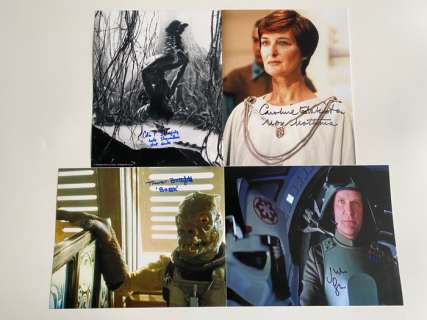 Star Wars | Star Wars - Signed by Colin Skeaping, Caroline Blakiston, Julian Glover, Trevor Butterfield | Catawiki