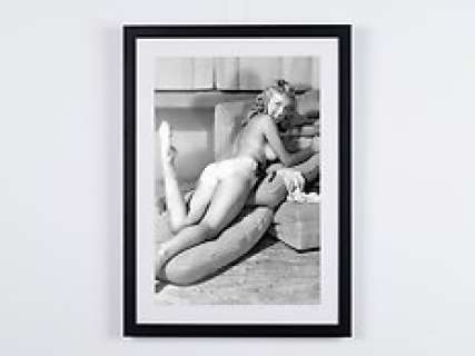 Love Happy (1949) - Marilyn Monroe - Fine Art Photography - Luxury Wooden Framed 70X50 cm - Limited Edition Nr 05 of 20 - Serial ID 16158 - Original Certificate (COA), Hologram Logo Editor and QR Code | Catawiki