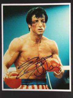 Rocky IV - Photo Signed by Sylvester Stallone (Rocky Balboa) - with LOA | Catawiki
