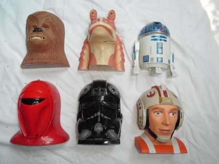 Official Lucasfilm / Star Wars / Filmköpfe zum öffnen mit Mechanik - Figure (6) - Plastic | Catawiki