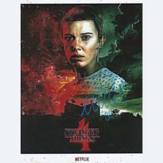 Stranger Things - Signed by Millie Bobby Brown (Eleven) | Catawiki