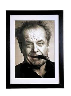 Portrait Actor - Jack Nicholson (with cigar) | Catawiki