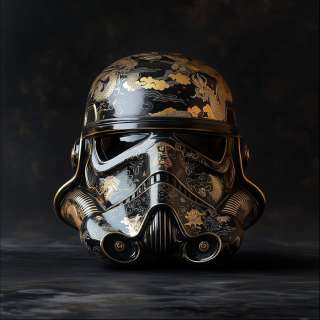 Artxlife - Stormtrooper Black&Gold Japanese Mask [XXL] | Catawiki