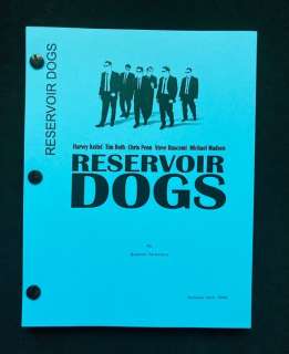 Reservoir Dogs (1991) - Tarantino - Movie Script - October 22th, 1990 | Catawiki