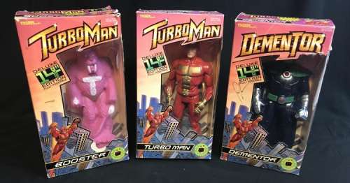 Jingle All the Way (1996) - Set of Three Action Figures | Hanlin Auction Service