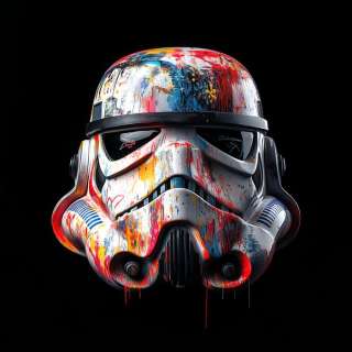 Artxlife - Graffiti Stormtrooper Dripping [XXL] | Catawiki