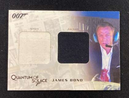 James Bond 007: A Quantum of Solace - Daniel Craig - Shirt & Jacket Worn Movie - Trading Card - Limited to /750 - Danjaq | Catawiki