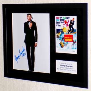 James Bond 007: On Her Majesty’s Secret Service - George Lazenby (James Bond) Premium Framed, signed + Certificate of Authenticity | Catawiki