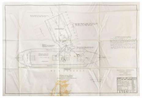 Ben-Hur Original Naval Battle Schematic Drawing. | Van Eaton Galleries