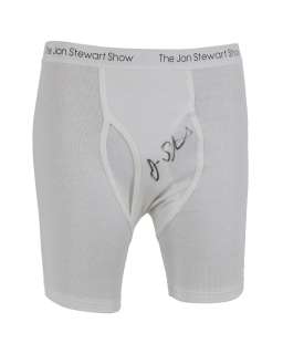 "The Jon Stewart Show" Jon Stewart Autographed Undergarment | Planet Hollywood Vault