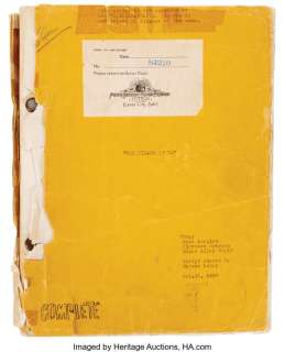 Rare original script from The Wizard of Oz. ... | Profiles in History