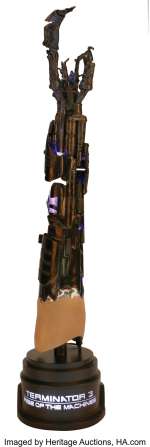 Kristanna Loken "T-X" battle-damaged light-up arm from Terminator 3: Rise of the Machines....