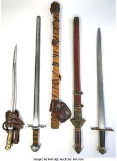 "Mulan", "Snow White", "Dorothy" and "Tiana" (4) princess sword collection.... | Profiles in History