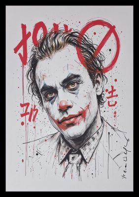 Joker - Heath Ledger - Series " Tokyo Pop Icons " by Emma Wildfang - Large size | Catawiki
