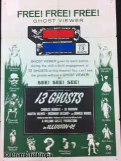 Lot 151 - 13 Ghosts (1960) Viewer and One Sheet