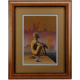 ROBOT VISIONS (1990) - Lot 444 - William Plumb Collection: Framed Hand-Painted Ralph McQuarrie Cover Artwork