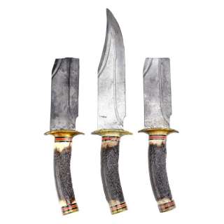 BULLET TRAIN (2022) - Lot 666 - Set of 3 The Wolf‘s (Bad Bunny) Stunt Knives
