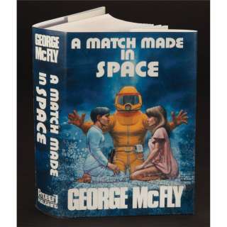 Lot 813 - Dust jacket for Crispin Glover “George McFly’s” novel A Match Made in Space from Back to the Future