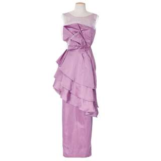 Lot 1072 - Kristen Wiig “Annie” bridesmaid dress, shoes and earrings from Bridesmaids