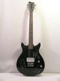 The Monkees Signed Black Electric Guitar | Premiere Props