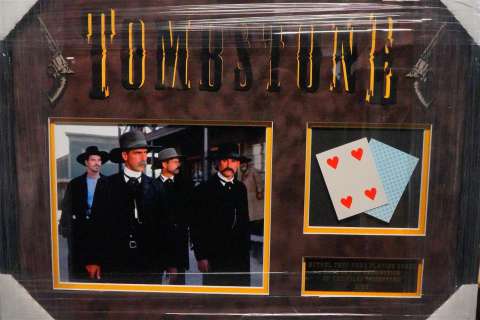Tombstone (1993) Prop Cards in Framed Display #3/25 | GWS Auctions