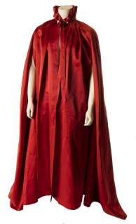 Lot 406 - EYES WIDE SHUT RED SATIN CAPE