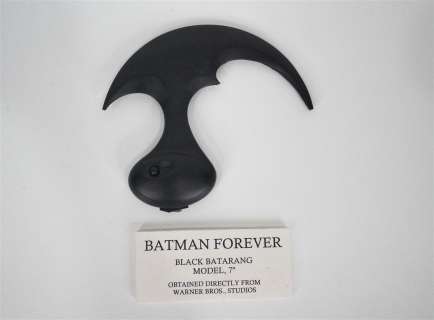 Batman Forever (1995) Batarang 7" Model W/COA | GWS Auctions