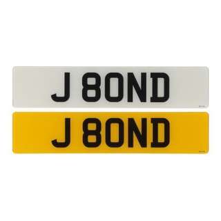 James Bond Collectibles | Legal Title for Ownership and Use of UK "J 8OND" Licence Plate | Propstore