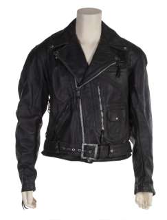 ARNOLD SCHWARZENEGGER LEATHER JACKET FROM TERMINATOR 2: JUDGMENT DAY - WITH DVD | Julien’s