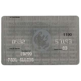 AMERICAN PSYCHO (2000) - Lot #493 : Production-Made Paul Allen (Jared Leto) Credit Card