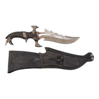 Star Trek: Generations (1994) | B’etor’s (Gwynyth Walsh) Screen-Matched Metal Klingon Knife and Sheath | Propstore