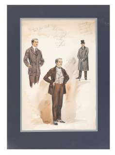 Lot 167 - A Charlie Chaplin "Monsieur Verdoux" Costume Sketch.