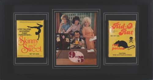 9 to 5 Hero Prop Rat Poison and Sweetener Boxes. | Van Eaton Galleries