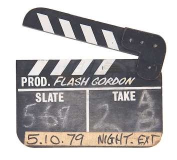 Flash Gordon - Production Used Clapper Board | ScreenUsed