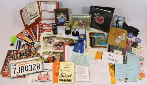 Lot 477 - Will (played by Matthew Morrison) & the New Directions cast prop lot.