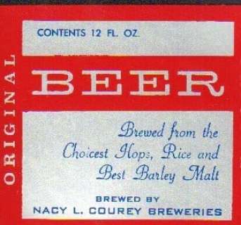 Lot 3 - Animal House prop beer label