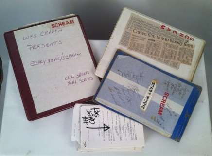 Scream Original Script/Revised Pages/Production Notes/Call Sheets | Premiere Props